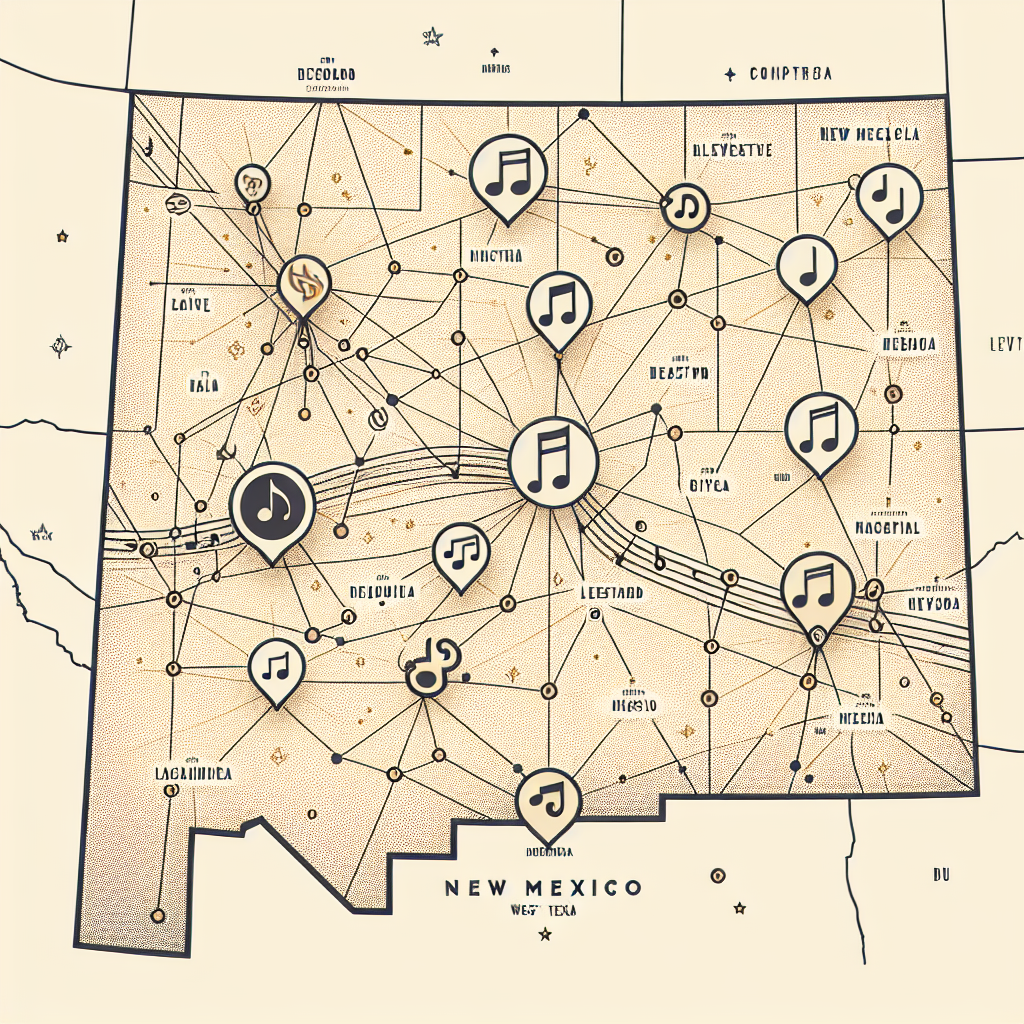 Map showing MTENM's regional connections across New Mexico and Texas